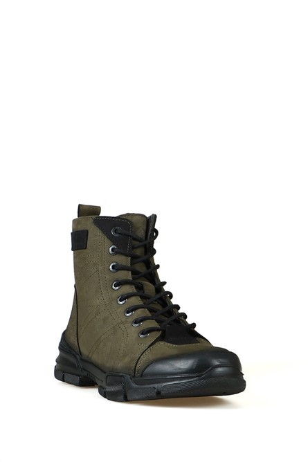 Hammer Jack Men's Genuine Leather Boots 102 21520-M - Khaki #368800