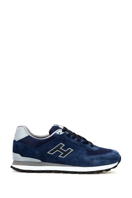 Hammer Jack Men's Genuine Leather Sports Shoes - Indigo #368509