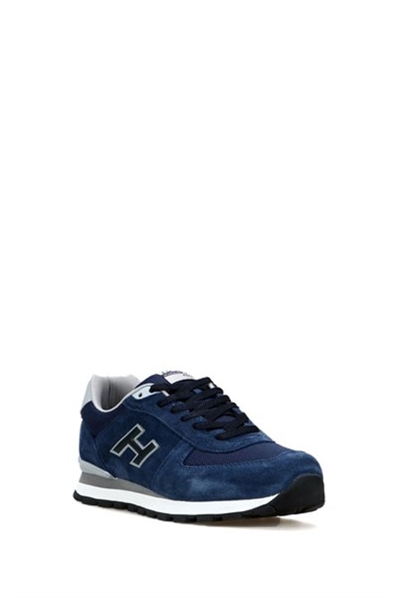 Hammer Jack Men's Genuine Leather Sports Shoes - Indigo #368509