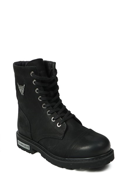 Hammer Jack Men's Genuine Leather Boots 102 18505-M - Black #368110