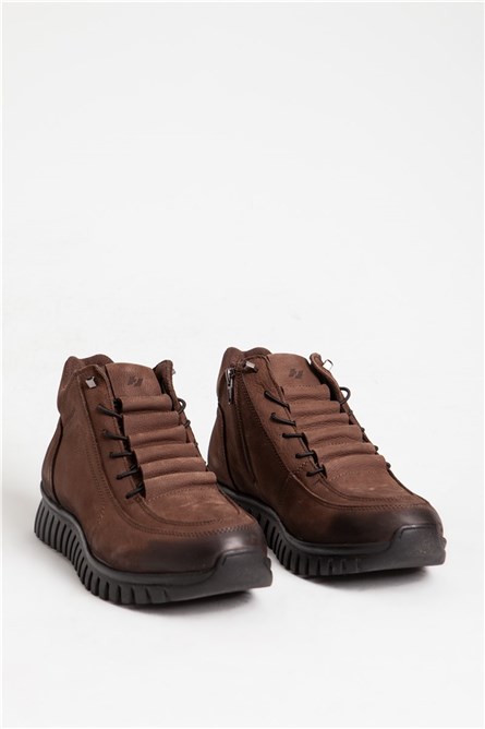 Hammer Jack Men's Real Leather Shoes - Brown #317748