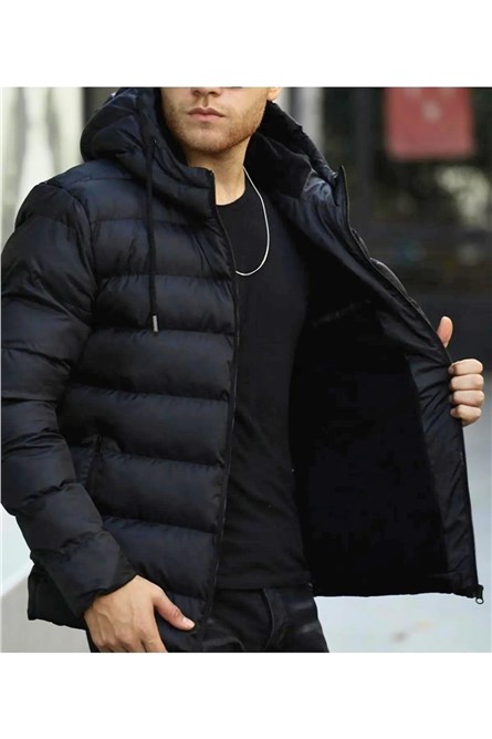 RCM-220 Men's Waterproof Hooded Jacket - Black #412446
