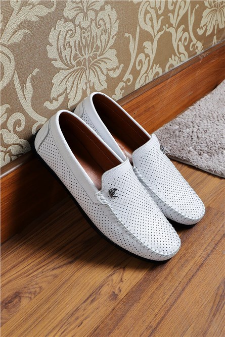 Ducavelli Fruga Men's Loafer Shoes White 102203