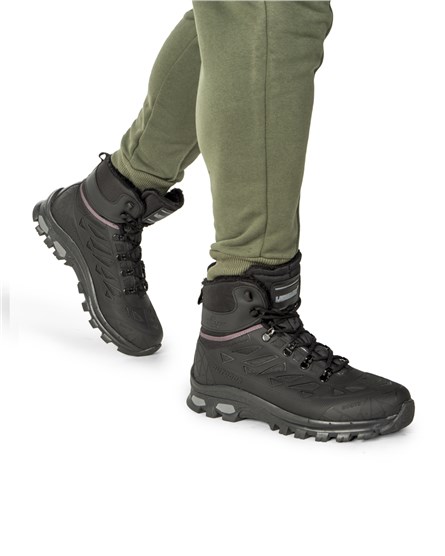 LAMBIRLENT Outdoor Black Boots 3060