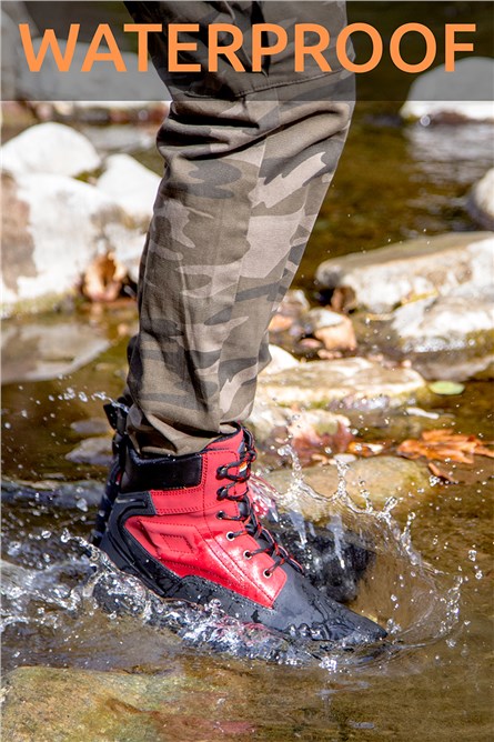 MARWELLS Men's outdoor boots - Red 20230918007