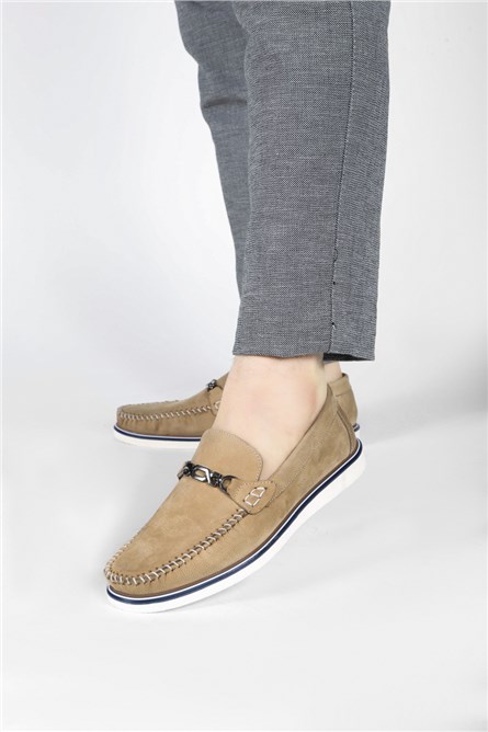 GERARDINO Men's Classic Nubuck Shoes Sand 9850 