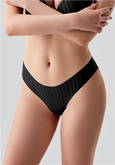 Laser Cut Seamless Slip Panties C19213  #452201