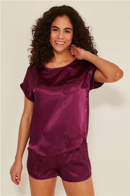 C&City 080 Women Satin Pyjama Set  #450200