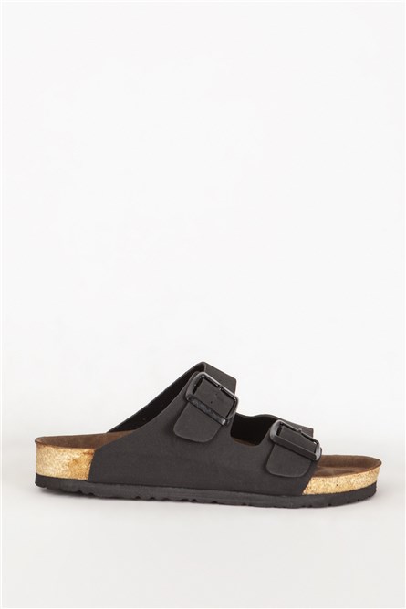 Unisex Slippers 503 001 Z - Black #387994