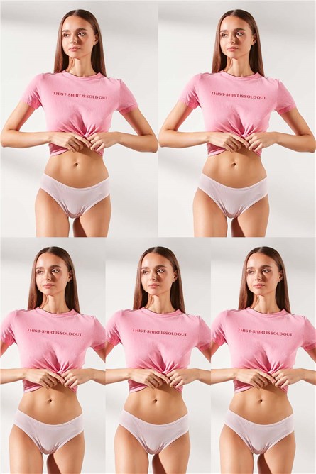 C&City 5 Pack Brazilian Panty 590  #450521