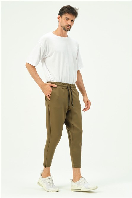 C&City Men Sweatpants with Zippered Legs and Back Pockets 854  #451114