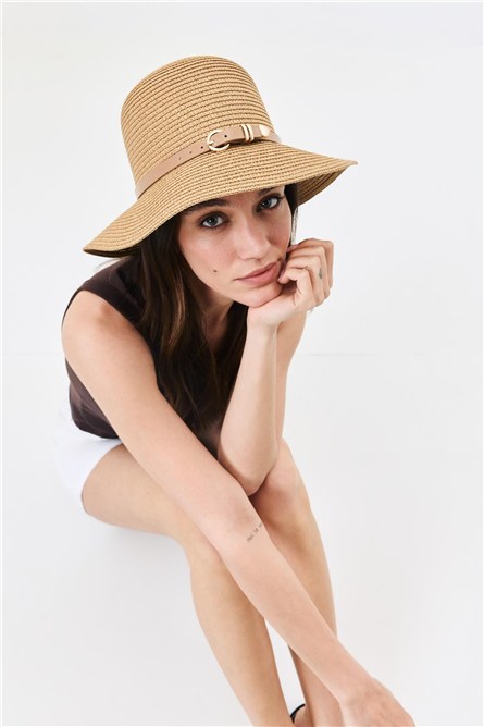 Straw Beach Hat  Y25730-18 Vizon  #451933