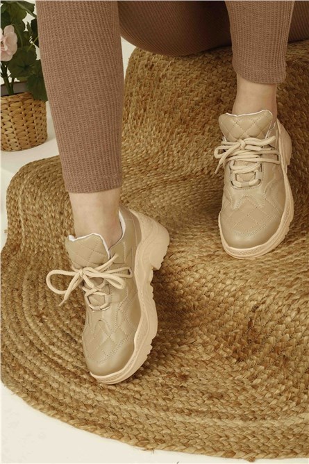 Дамски спортни обувки - Визон #326686