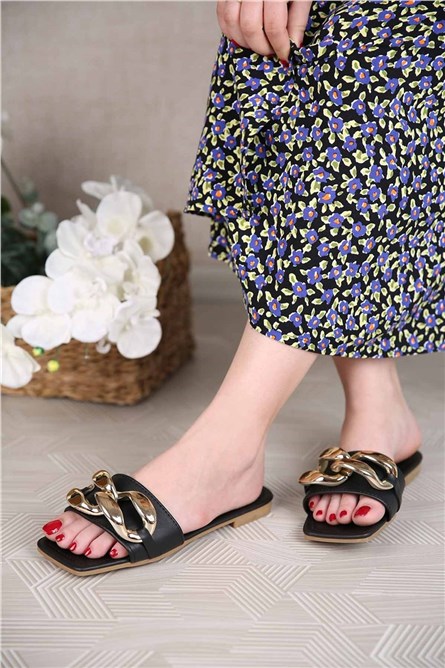 Modatrend Women's Sliders - Black #308955