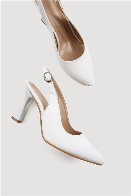 Women's elegant shoes - White #331896