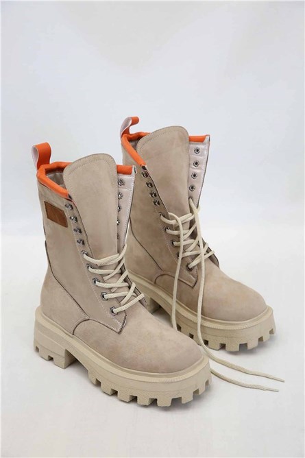 Women's Boots - Beige #316674
