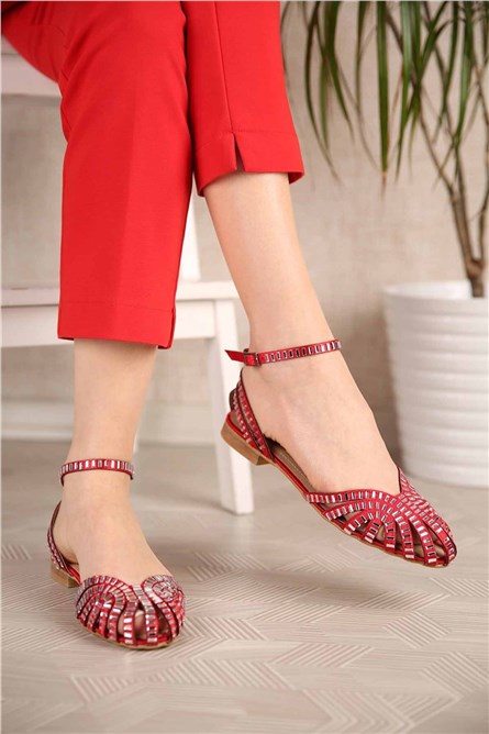 Modatrend Women's Sandals - Red #301211