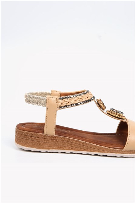Women's sandals - Beige #328893