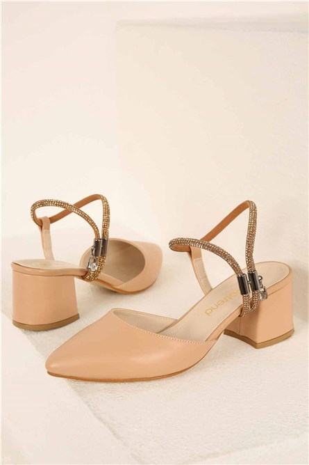 Women's elegant shoes - Beige #321703