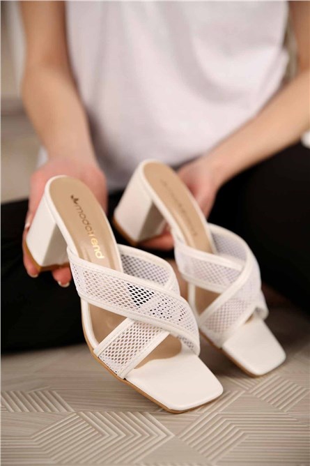 Modatrend Women's Heels - White #300832