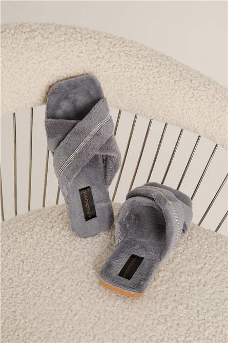 Modatrend Women's Slippers - Grey #320343