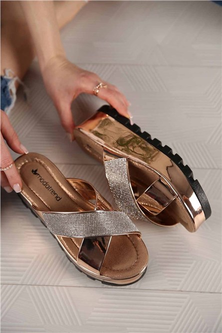 Modatrend Women's Sandals - Gold #299536