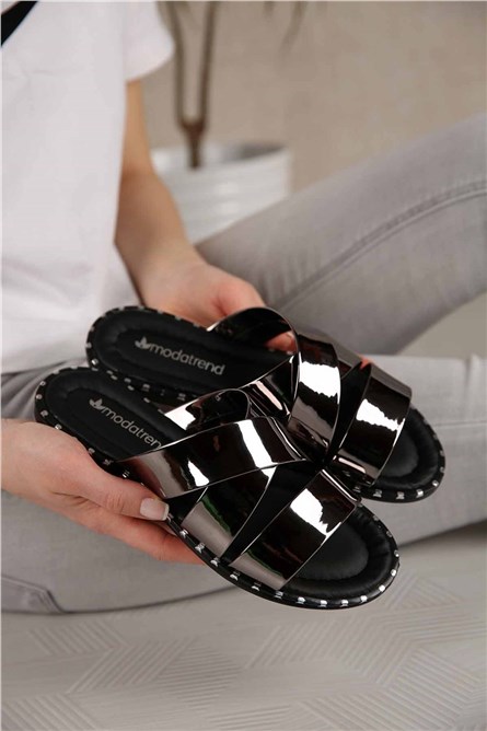 Modatrend Women's Sandals - Dark Silver #299532