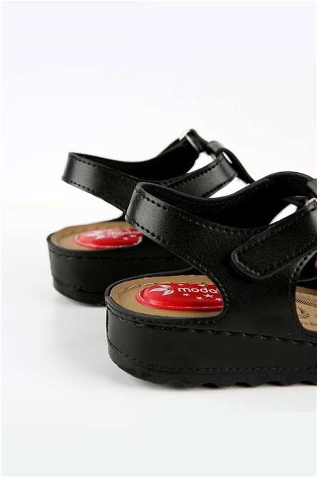 Women's casual sandals - Black #328352