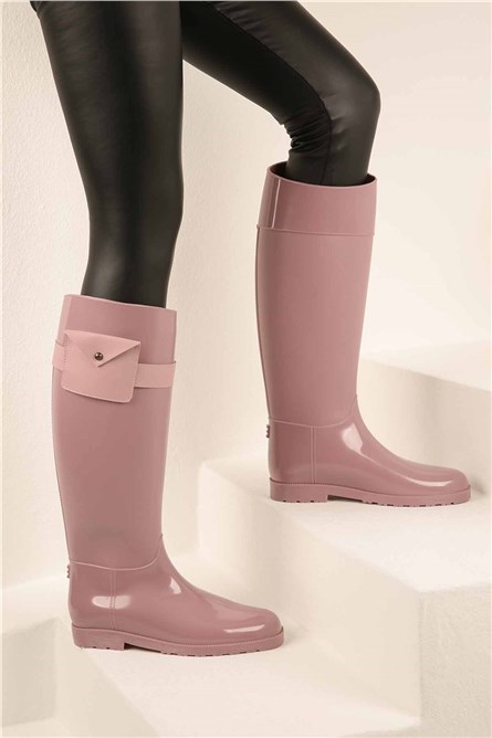 Women's rubber boots - Salmon #321658