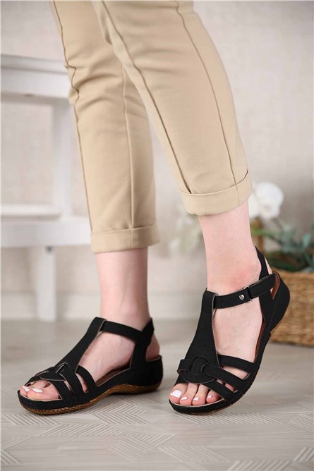 Modatrend Women's Sandals - Black #302560