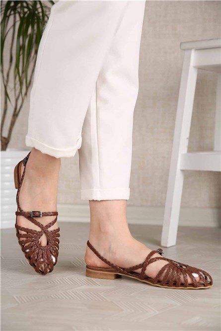 Modatrend Women's Sandals - Dark Brown #301231