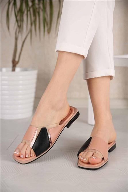 Modatrend Women's Sandals - Beige, Black #299783