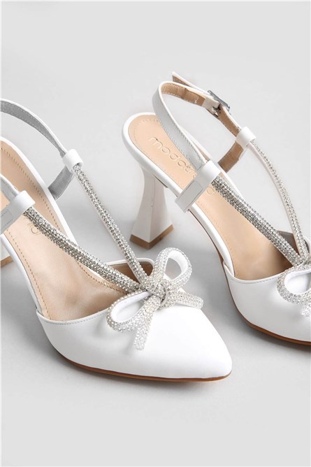 Women's elegant sandals - White #328370