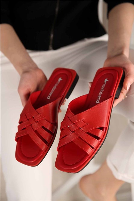 Modatrend Women's Sandals - Red #299769