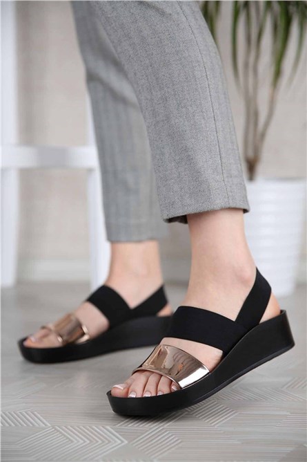Modatrend Women's Sandals - Black, Silver #299942