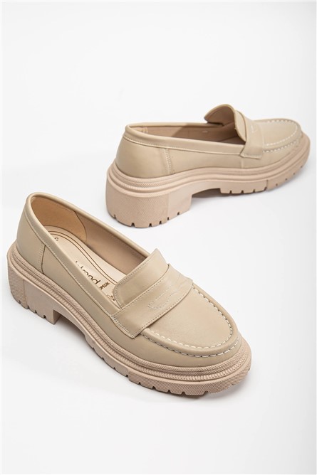 Women's Loafers - Beige #364673