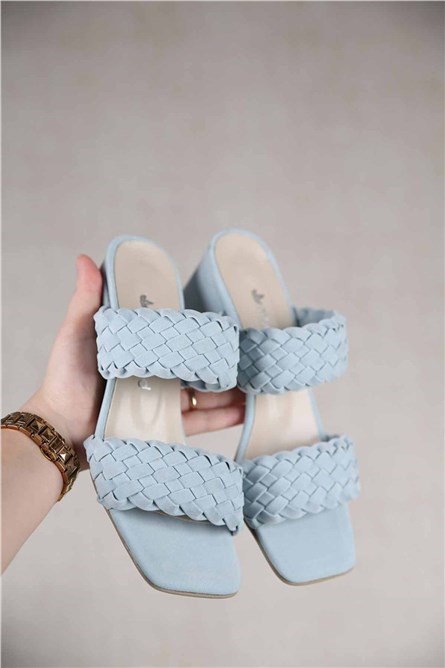 Modatrend Women's Heels - Baby Blue #304300