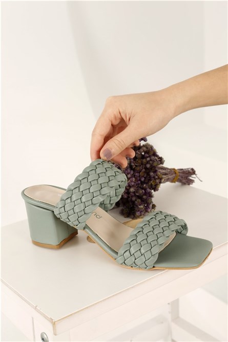 Women's slippers - Mint #323245