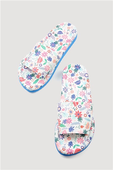 Women's beach slippers - Multicolor #331879