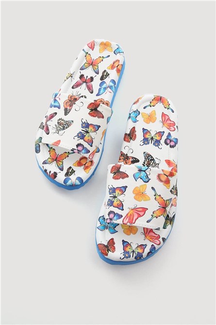 Women's beach slippers - Multicolor #331055