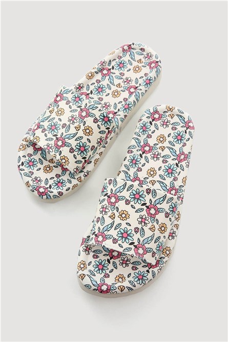 Women's beach slippers - Multicolor #331057