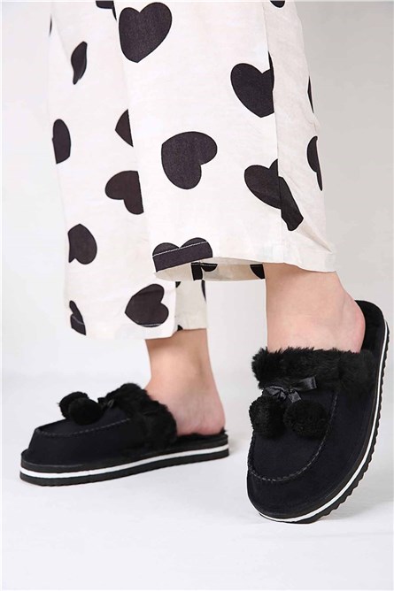 Modatrend Women's Slippers - Black #316778