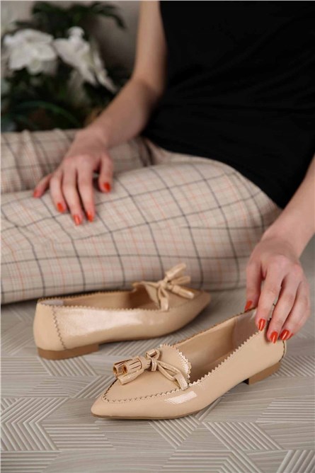 Women's Loafers - Beige #302768