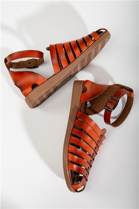 Women's Casual Sandals - Light Orange #366119