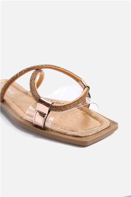 Women's slippers - Copper color #329720