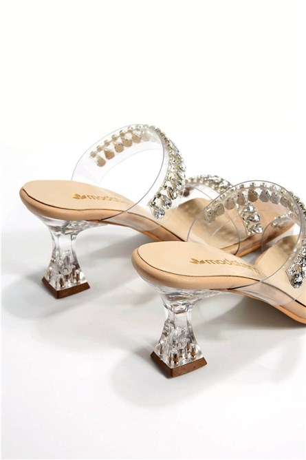 Women's slippers with heel #329714