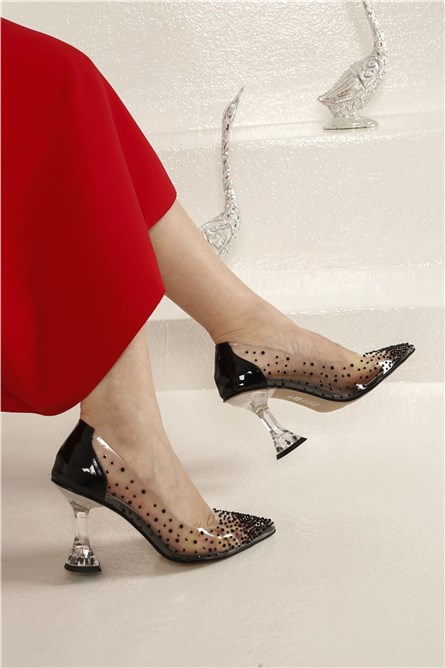 Women's elegant shoes - Black #327480