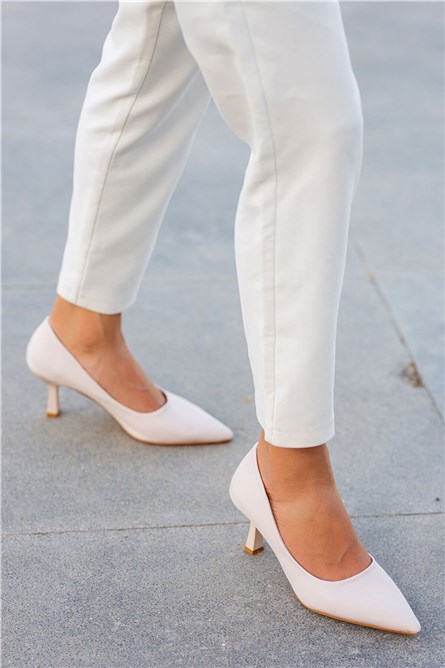 Women's elegant shoes - Light beige #362342