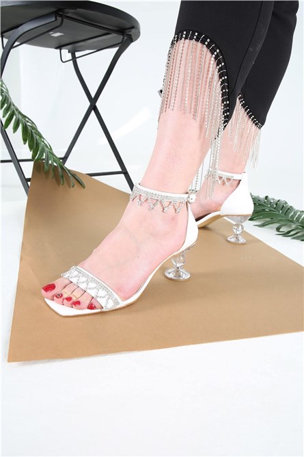 Women's elegant shoes - White #327986