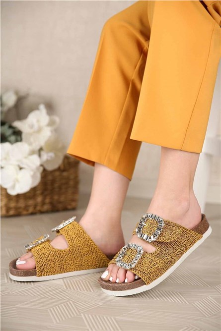 Modatrend Women's Sandals - Yellow #304403